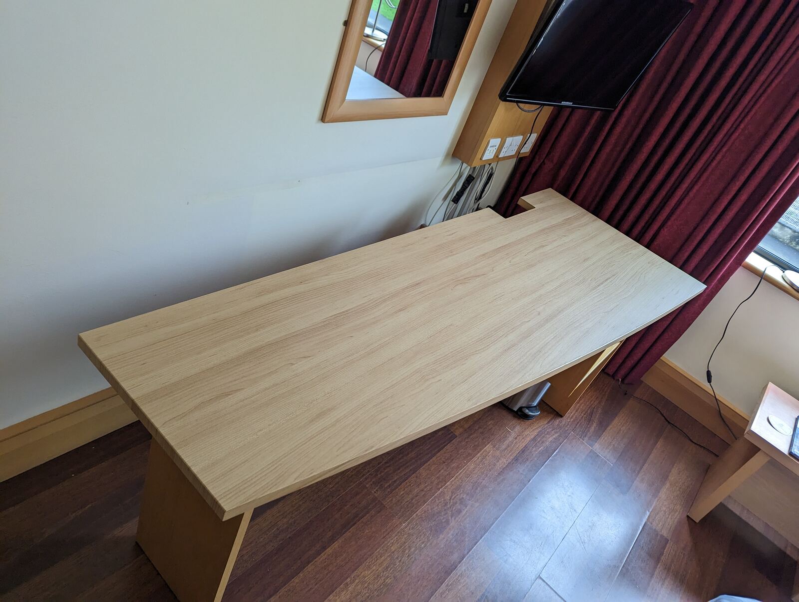 Station Hotel table after wrap